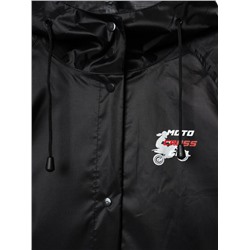 Плащ текстильный с полиуретановым покрытием для девочек (дождевик)