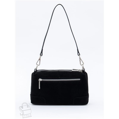 Сумка женская кожаная 5555PEF black Polina&Eiterou