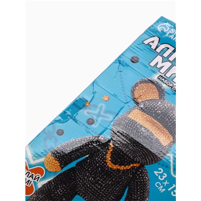 УЦЕНКА Алмазная мозаика на фигурке с полным заполнением «Модный медведь»