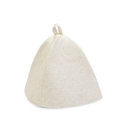 Шапка для бани и сауны, с принтом «Реальный Дед Мороз», полиэфир 70%, шерсть 30%, «Банная забава»