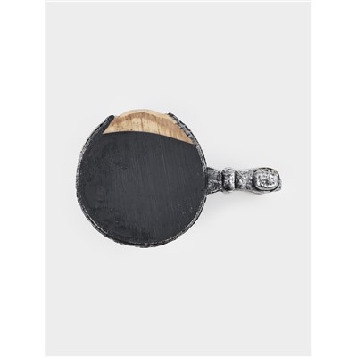 Кружка средневековая «Череп с мечом. Хэллоуин», 400 мл, 14×9×11 см, нержавеющая сталь, серебристая