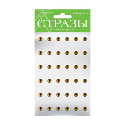 Наклейки-стразы №40 "КЛАССИКА-4" 10 мм 6 цв. 2-100/4 Альт