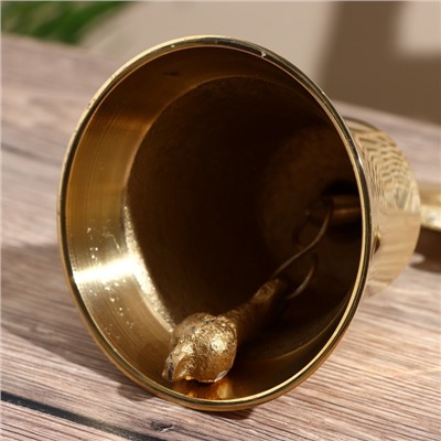 Колокольчик «Треф», 16 см, латунь