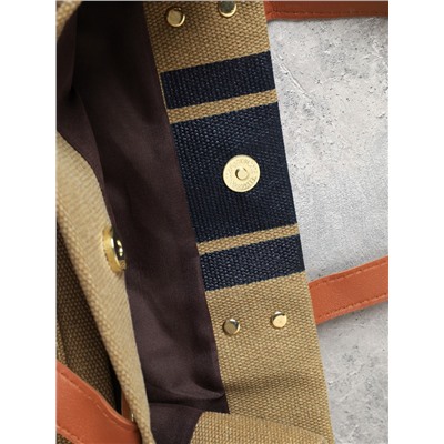 Сумка 33x13x25 / FX-2024 /уп 10/100/синяя полоса на кнопке