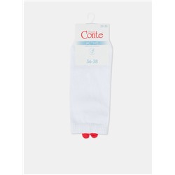 Носки женские CONTE Короткие хлопковые носки с пикотом-«сердечком»