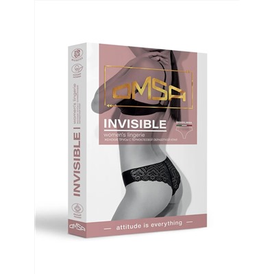 Omsa Трусы 1. OmD 2611B Invisible Brasiliana (термоклеевая обработка края), PA