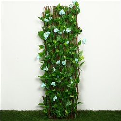 Ограждение декоративное «Цветы», 175×70 см, МИКС, Greengo