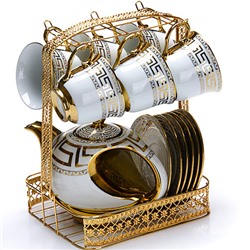 26670 Чай/сервиз 15пр 950мл+220мл мет/подст LR(х6)