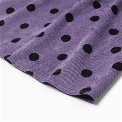 Платье детское вельветовое KAFTAN «Горошек», размер 28 (86-92 см)