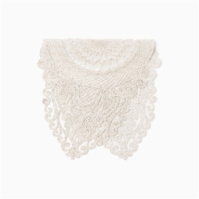 Дорожка на стол Этель ажурная, бежевая 40×90 см, 100%п/э