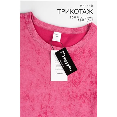 Женская удлиненная футболка с разрезами Happyfox