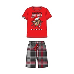 Комплект для мужчин: фуфайка (футболка) трикотажная, шорты текстильные