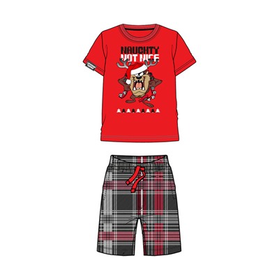 Комплект для мужчин: фуфайка (футболка) трикотажная, шорты текстильные