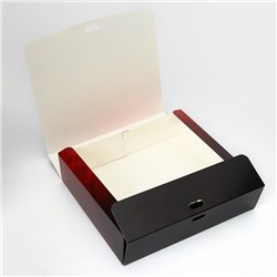 Коробка подарочная новогодняя складная, упаковка, «Новогодний Паровоз», 20×18×5 см