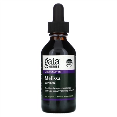 Gaia Herbs, мелисса, экстракт, 59 мл (2 жидк. унции)