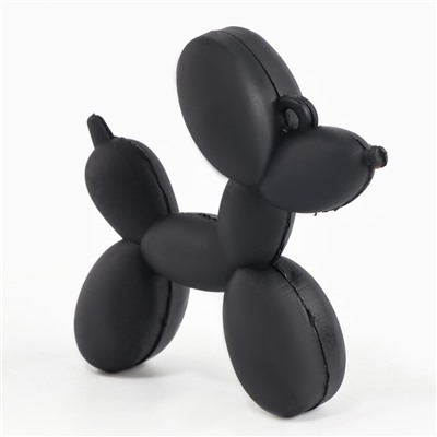 Алмазная мозаика на брелоке "Собачка" черный