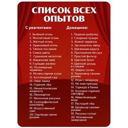 Набор для опытов «Большой новогодний подарок», 40 опытов