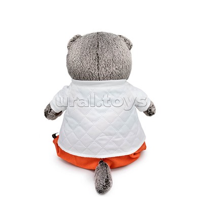 Кот Басик в стеганой куртке и комбинезоне