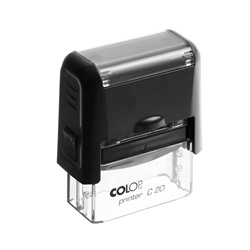 Оснастка для штампа автоматическая, COLOP Printer Сompact 20, 38 x 14 мм, корпус чёрный