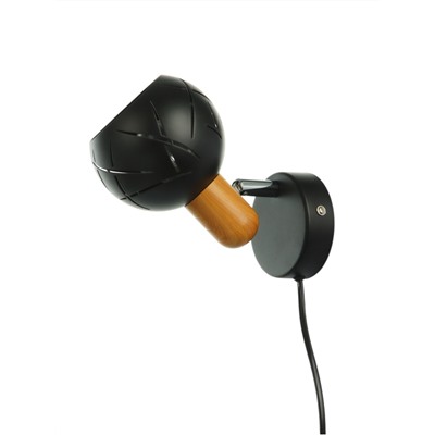 Спот настенный BayerLux «Алейда», 1хЕ14, 40 Вт, черный, 13×13×10 см