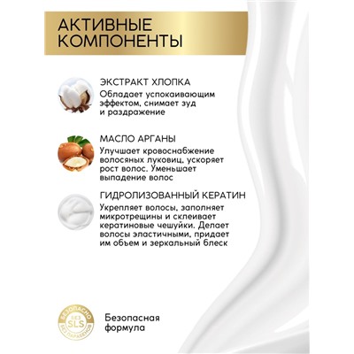 Шампунь для волос женский «Сила и укрепление», 400 мл, BONAMI