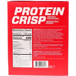 BSN, Protein Crisp, кранч с шоколадом, 12 батончиков, 57 г (2,01 унции) каждый