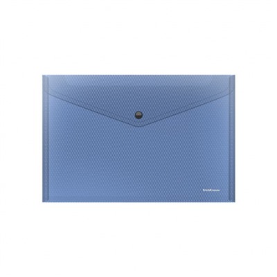 Папка с кнопкой  А4 180мкм 50314 Glossy Vivid полупрозрачная ассорти ErichKrause