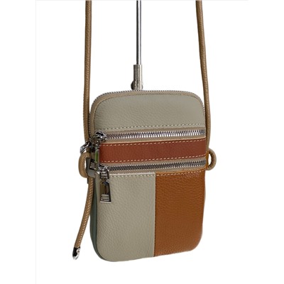 Женская сумка из натуральной кожи, цвет  мультицвет