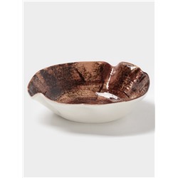 Салатник Magistro Wood, 350 мл, d=16.6 см, фарфор, коричневый