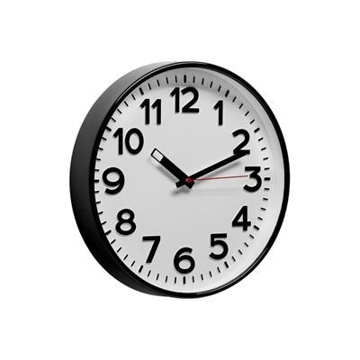 Часы настенные классические, d=30.5 см, объёмные цифры, от батарейки 1×АА