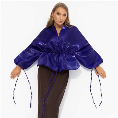 Жакет эффектный, Вершина восхищения (синий)