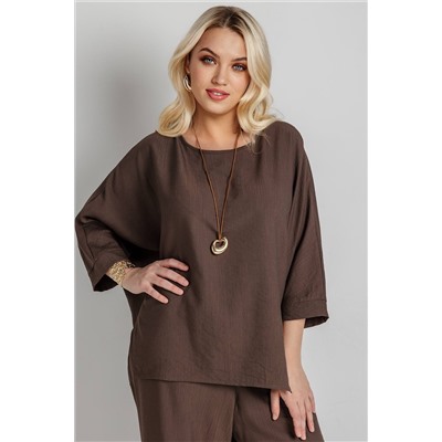 Блузка женская  4512/53/Коричневый