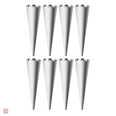 SATOSHI Набор форм для выпечки "конус" 8шт, 12х3,5см, нерж.сталь