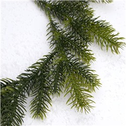 Ветка декоративная новогодняя, набор 10 шт., размер 1 шт. — 23×7×2 см