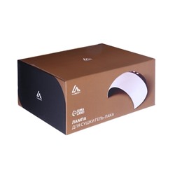 Лампа для маникюра Luazon LUF-18, UV/LED, 8 диодов, 24 Вт, таймер, USB, белая