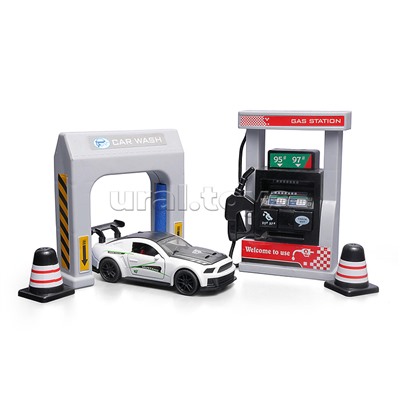 Игровой набор "Заправочная станция" в коробке