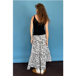 Юбка  NATURE098/02/Белый, черный