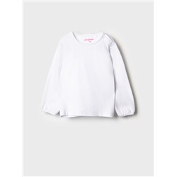 Комплект детский для девочек: сарафан текстильный, джемпер трикотажный (футболка с длинными рукавами