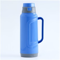 Термос TAKE IT EASY, 2 л, со стеклянной колбой, сохраняет тепло 24 ч, синий