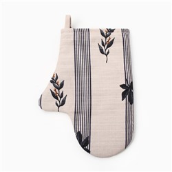 Варежка-прихватка «Этель» Leaves, 20×27 см,100% хлопок, репс 220 г/м²