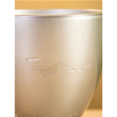 УЦЕНКА Свеча ароматическая в стеклянном подсвечнике, 85 г, жимолость