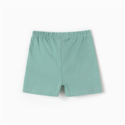 Шорты для мальчика, цвет шалфей, рост 80 см