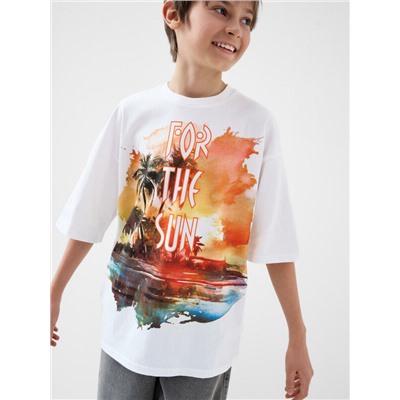 Фуфайка трикотажная для мальчиков (футболка)