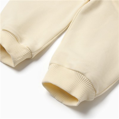 Штанишки детские MINAKU: Basic Line BABY, рост 68-74 см, молочные