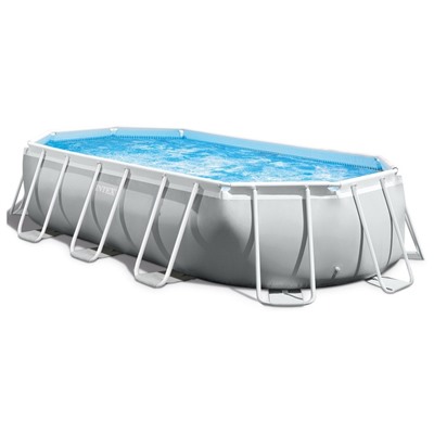 Бассейн каркасный INTEX Prism Frame 26796NP, 503×274×122 см, фильтр-насос, лестница, тент, подстилка