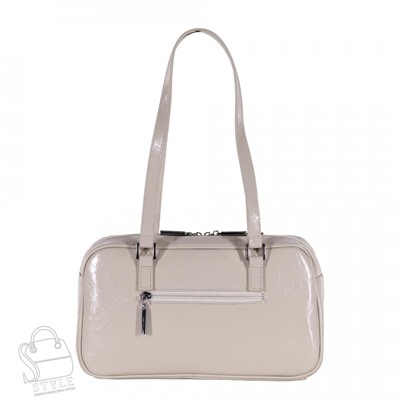 Сумка женская кожаная 2046Y apricot white Polina&Eiterou