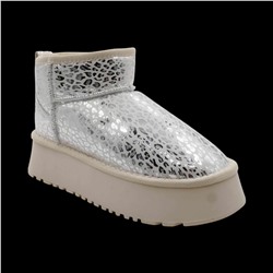 Угги L158 серебро