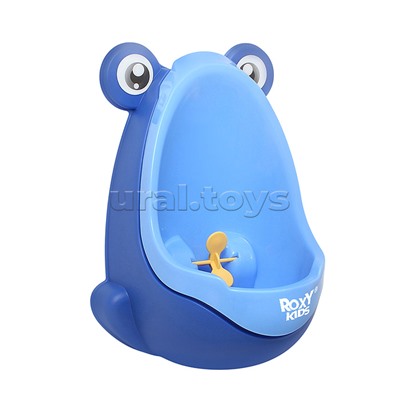 Писсуар для мальчиков "Лягушка с прицелом" голубой