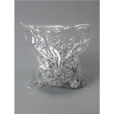 Подвеска световая «Снежок», 10 см, 10 LED, от батареек AG13×3, свечение белое