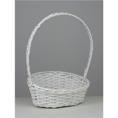 Корзина плетёная Diamond, ива, белый